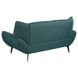 Acton 2 - piece Upholstered Flared Arm Sofa Set Teal Blue | Coaster | Home Elegance USA