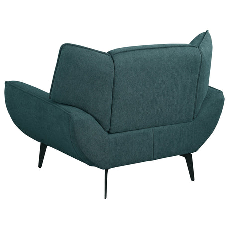 Acton 3 - piece Upholstered Flared Arm Sofa Set Teal Blue - 511161 - S3 - image - 12