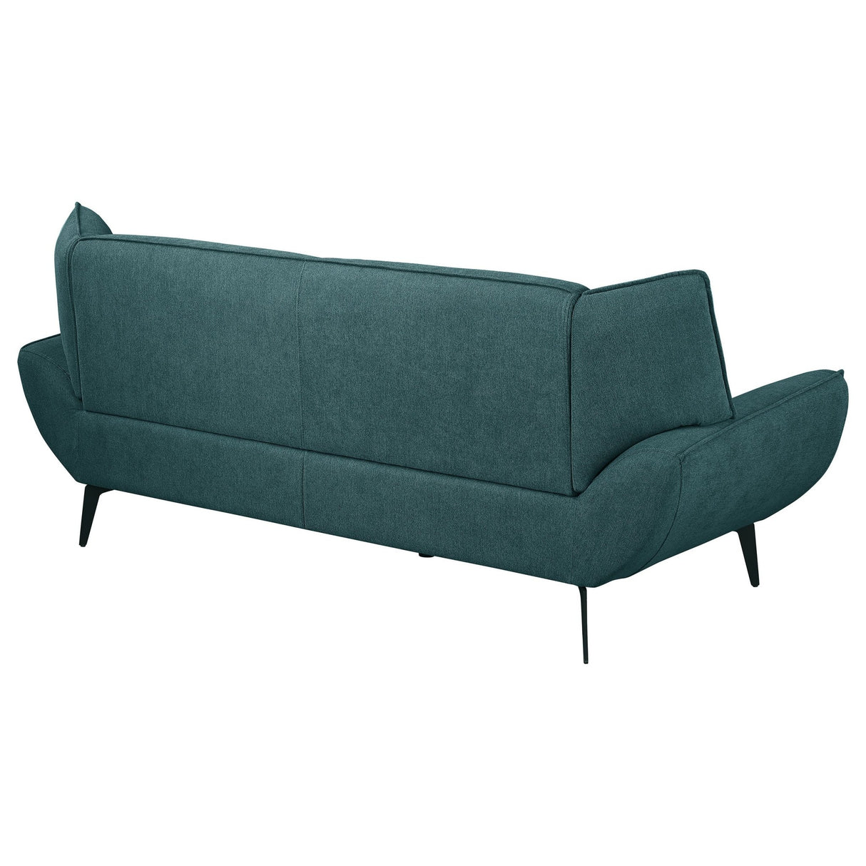 Acton Upholstered Flared Arm Sofa Teal Blue | Coaster - 511161 - Home Elegance USA - 7