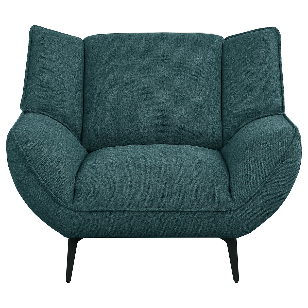 Chair - Acton Upholstered Flared Arm Chair Teal Blue