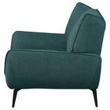 Chair - Acton Upholstered Flared Arm Chair Teal Blue