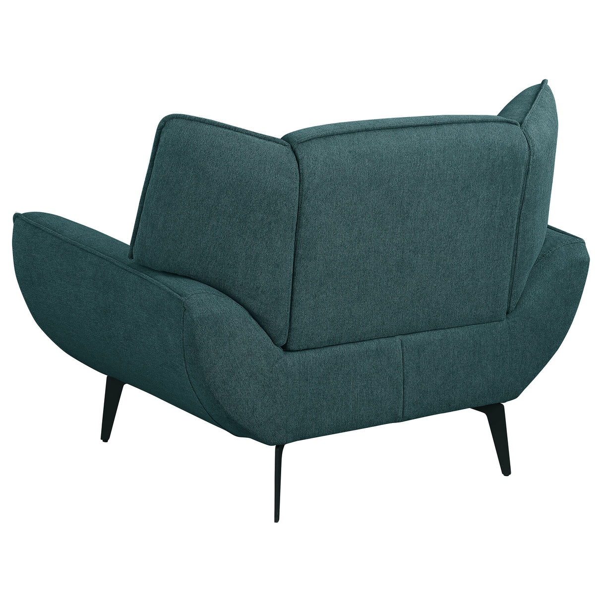 Chair - Acton Upholstered Flared Arm Chair Teal Blue