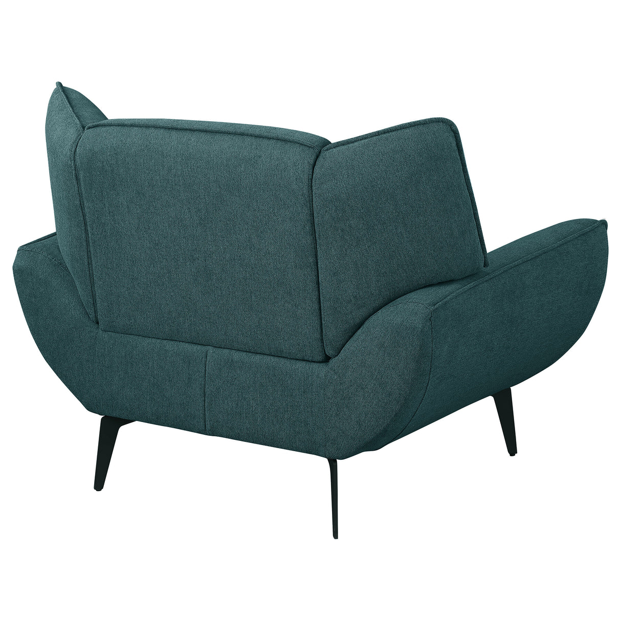 Chair - Acton Upholstered Flared Arm Chair Teal Blue