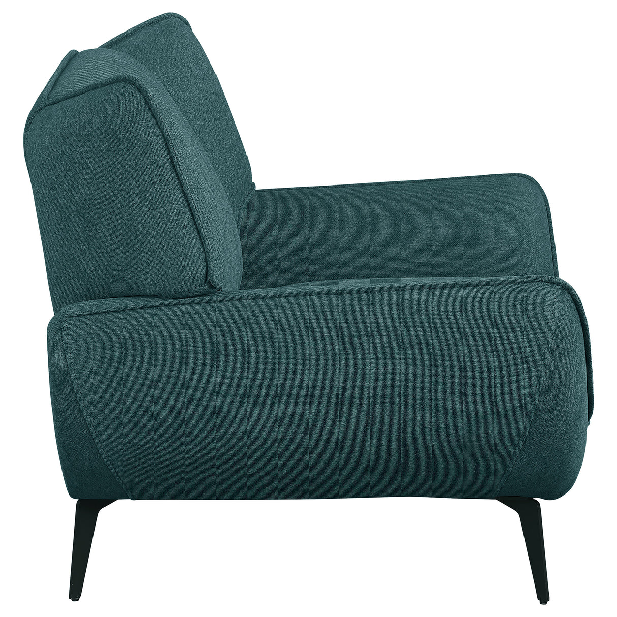 Chair - Acton Upholstered Flared Arm Chair Teal Blue