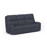Rio Transitional Fabric Power Reclining Sofa | Flexsteel