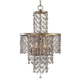 Valka 6 Light Crystal Chandelier - Light Brown / Silver by Uttermost - View 1