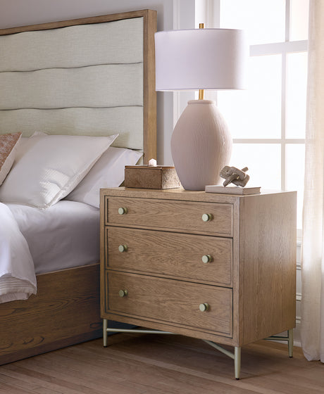 Sonnet Queen Upholstered Bed - Beige / Light Brown by Hooker Furniture - View 3