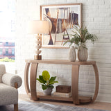 Adona Wood Console Table - Light Brown by Uttermost - View 2