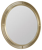 Banyon Bay Round Mirror - Gold by Hooker Furniture - View 4