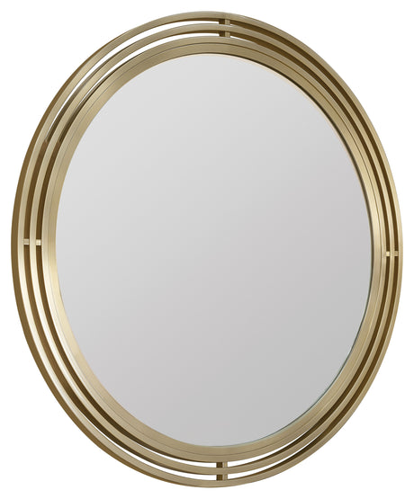 Banyon Bay Round Mirror - Gold by Hooker Furniture - View 4