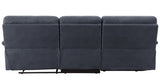 Acme - Trifora Sectional Sofa 51605 Dark Gray Fabric