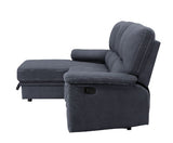 Acme - Trifora Sectional Sofa 51605 Dark Gray Fabric