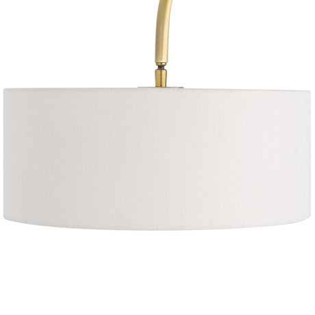 Huxford Brass Arch Floor Lamp - Yellow by Uttermost - View 5