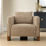 Halligan Upholstered Accent Chair - Light Brown by Uttermost - View 2
