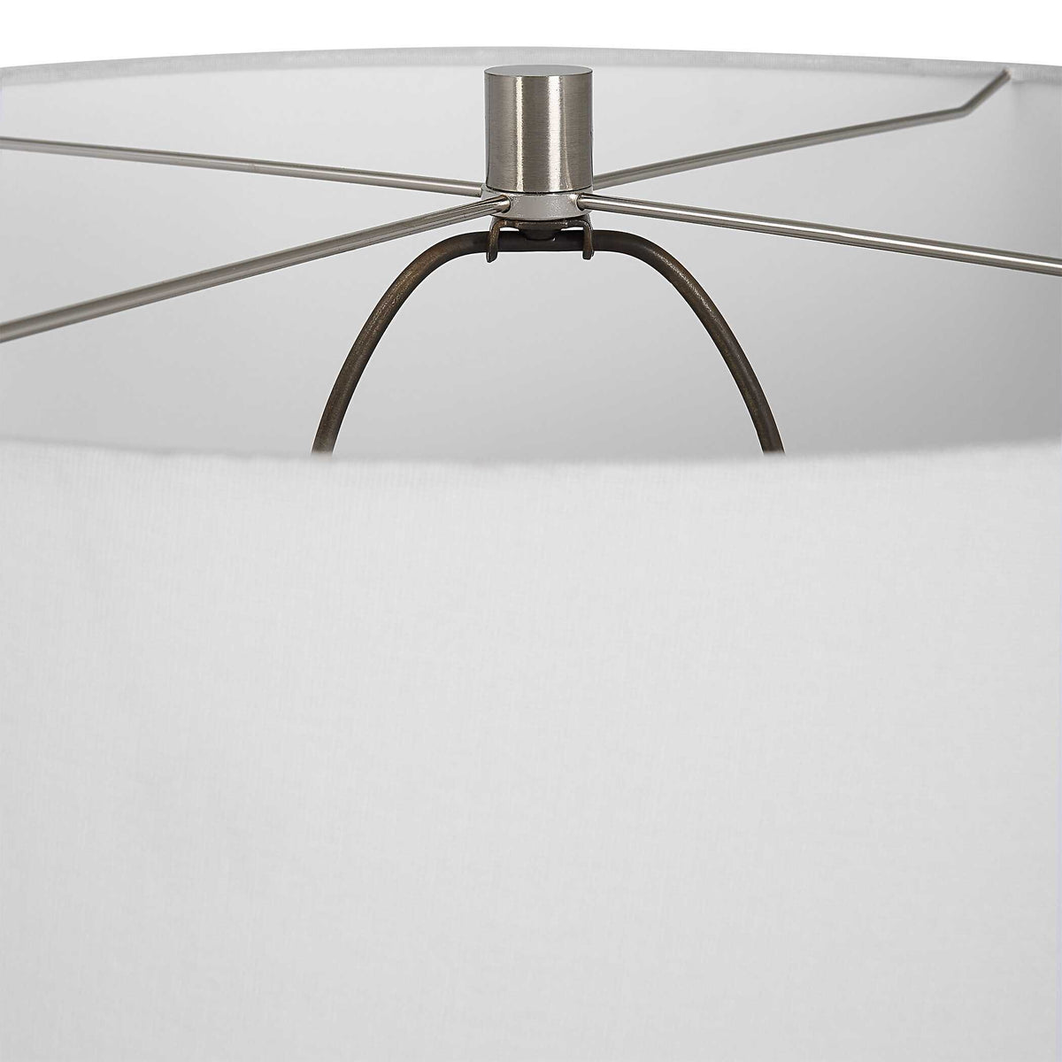 Reyna Chalk Table Lamp - White by Uttermost - View 7