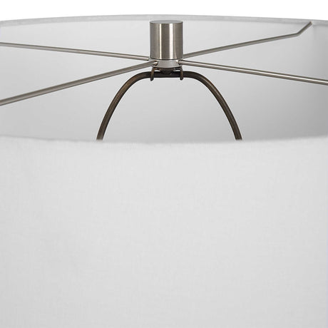 Reyna Chalk Table Lamp - White by Uttermost - View 7