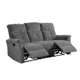 Acme - Treyton Motion Sofa 51815 Gray Chenille