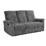 Acme - Treyton Motion Sofa 51815 Gray Chenille