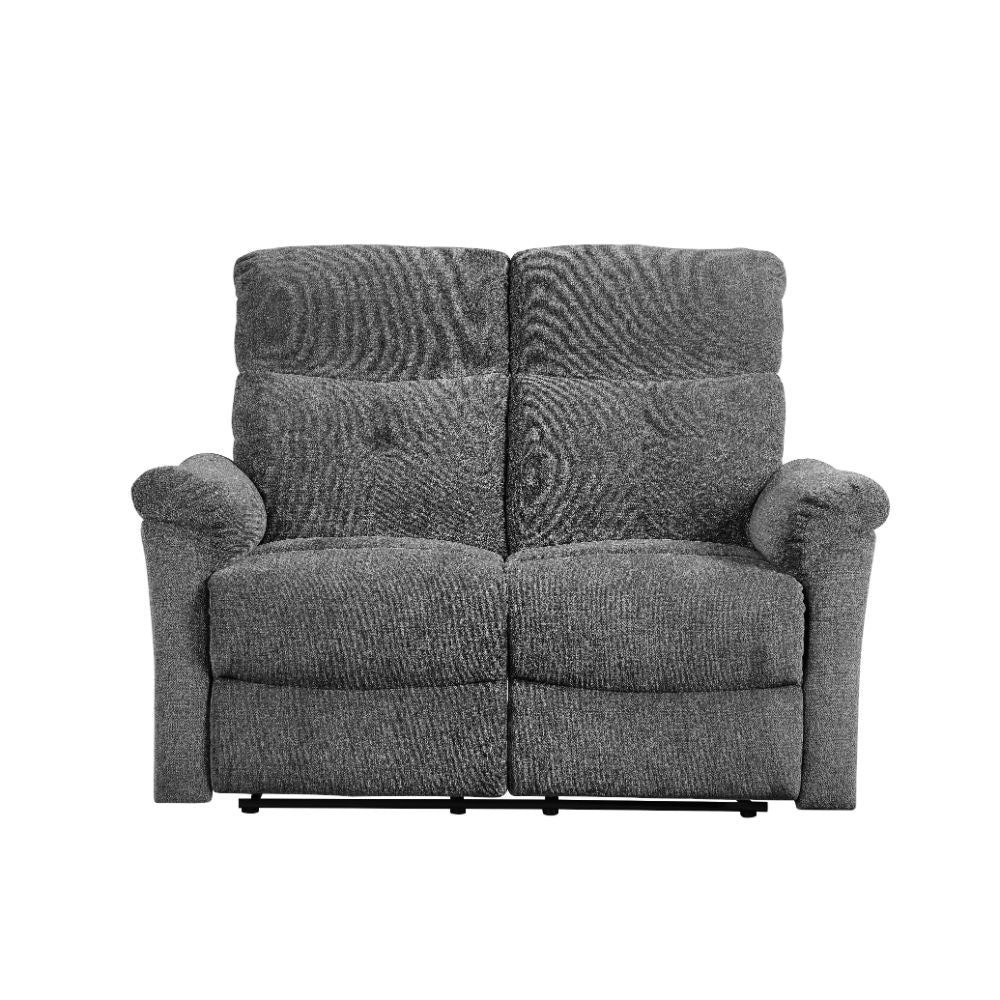 Acme - Treyton Motion Loveseat 51816 Gray Chenille