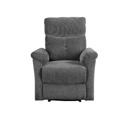 Acme - Treyton Motion Recliner 51817 Gray Chenille