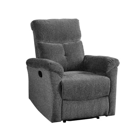 Acme - Treyton Motion Recliner 51817 Gray Chenille