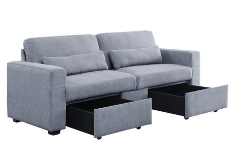 Acme - Rogyne Sofa W/Storage 51895 Gray Linen