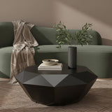 Gemma 3 Piece Occasional Table Set In Matte Black - 222Black-3Set | Meridian - sold by Home Elegance USA