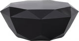 Gemma 3 Piece Occasional Table Set In Matte Black - 222Black-3Set | Meridian - sold by Home Elegance USA