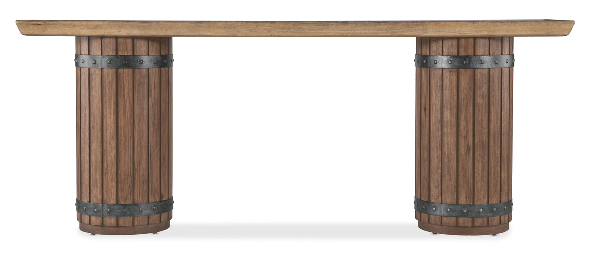 Vineyard Row Console Table - Dark Brown by Hooker Furniture - View 5