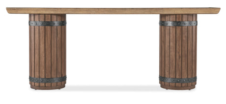 Vineyard Row Console Table - Dark Brown by Hooker Furniture - View 5