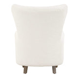 Ingel Wingback Armchair - White by Uttermost - View 6