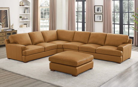 Leather Match Large Seating Modular Sectional - sold by Home Elegance USA