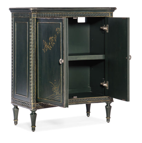Charleston Two-Door Accent Chest - Dark Green by Hooker Furniture - View 6