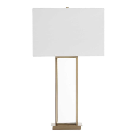 Stambaugh Crystal Table Lamp - Gold by Uttermost - View 3