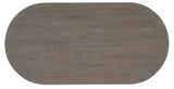 Modern Mood Oval Nightstand - Dark Brown / Dark Gray by Hooker Furniture - View 5