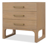 Banyon Bay Three Drawer Nightstand - Light Brown by Hooker Furniture - View 6