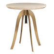 Alice Oak Adjustable Accent Table - Gold by Uttermost - View 1