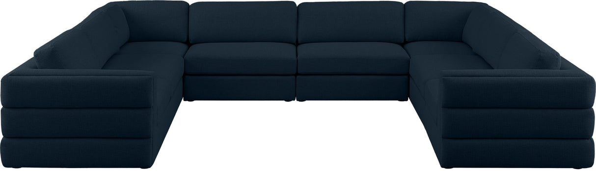 Beckham - Modular Sectional - Navy | Home Elegance USA