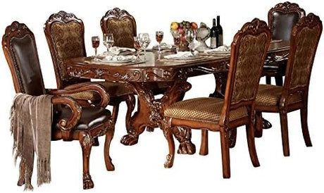 Acme Furniture - Dresden 7 Piece Dining Room Set in Cherry - 12150-7SET - Home Elegance USA