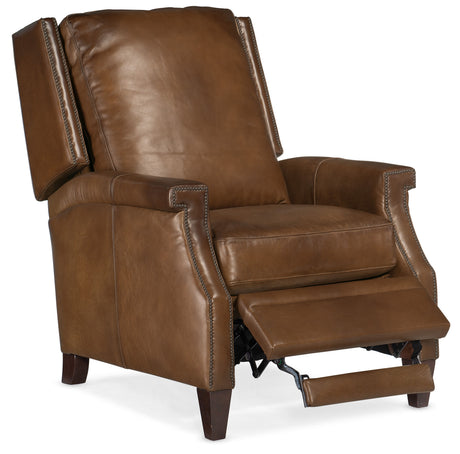 Collin Manual Push Back Recliner - Dark Brown by Hooker Furniture - View 5