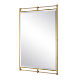 Ripoll Mirror Antique Brass - Gold by Uttermost - View 4