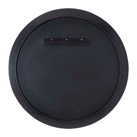 Montgomery Round Mirror - Black by Uttermost - View 5