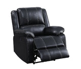 Acme - Zuriel Power Motion  Recliner W/USB 52288 Black Synthetic Leather