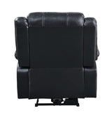 Acme - Zuriel Power Motion  Recliner W/USB 52288 Black Synthetic Leather