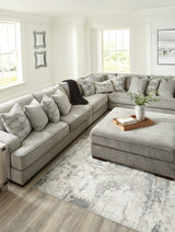 Ashley Smoke Bayless 52304S3 5 - Piece Sectional - Chenille | Home Elegance USA