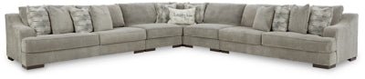 Ashley Smoke Bayless 52304S3 5 - Piece Sectional - Chenille - 52304S3 - Home Elegance USA - 1