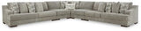 Ashley Smoke Bayless 52304S3 5 - Piece Sectional - Chenille | Home Elegance USA