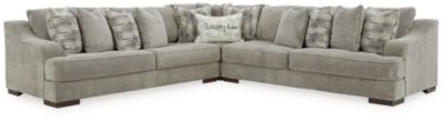 Ashley Smoke Bayless 52304S1 3 - Piece Sectional - Chenille - 52304S1 - Home Elegance USA - 1