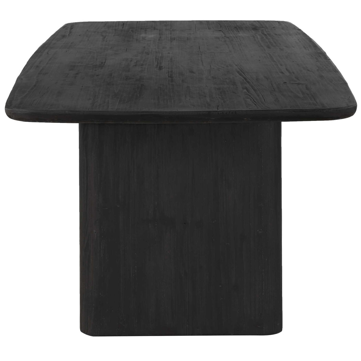 Kirin Reclaimed Fir Dining Table - Black by Uttermost - View 6
