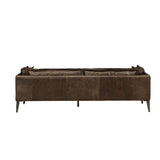 Acme - Porchester Sofa 52480 Distress Chocolate Top Grain Leather